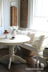 Farmhouse 5540 Old Fence New Ironstone Dining Room Bench Seating Round Farmhouse Table Farmhouse Dining Room