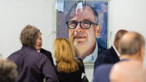 Mark Burstein honored with portrait, walkway dedication