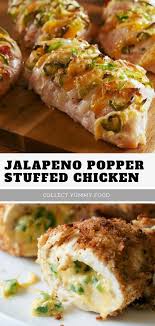 Jalapeno Popper Stuffed Chicken Chicken Fillet Recipes Chicken Thigh Fillet Recipes Jalepeno Recipes