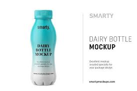 Download Dairy Bottle Mockup In 2020 Bottle Mockup Packaging Mockup Bottle PSD Mockup Templates