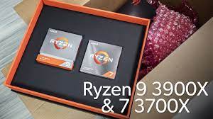What's common between the two is the 7 nanometer silicon fabrication process they're built on, which is significantly more advanced than the 14 nm process intel has been stuck with. Ryzen 9 3900x 7 3700x Unboxing Pcworld