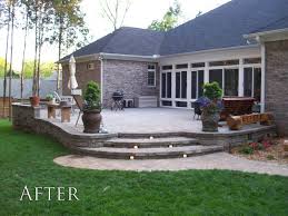 11 deck & patio landscaping ideas creating a beautiful landscape around your deck or patio can be pleasing to the eye, but there is a lot of work involved to get there. Pin By Joe Rogucki On Deck Porch Patio Concrete Patio Designs Patio Landscaping Patio Steps