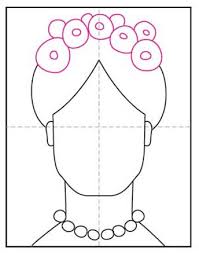 Cuenta oficial de frida kahlo, en memoria de la gran artista mexicana. How To Draw Frida Kahlo Art Projects For Kids