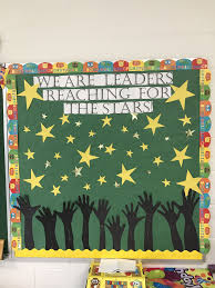 The Leader In Me Reaching For The Stars Leader In Me Leader Star Bulletin Boards