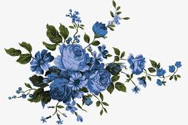 Blue Vintage Flowers Google Search In 2020 Blue Flower Wallpaper Blue Flower Png Transparent Flowers