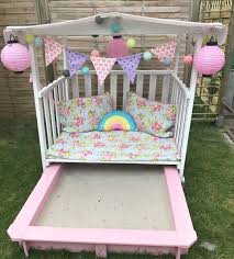 Wenn Gartentraume Wahr Werden Sandkasten Diy Diy Sandbox Gardening For Kids Kids Backyard Playground