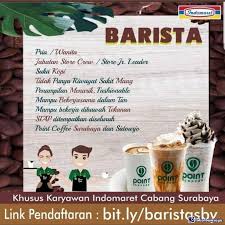 Kementerian pendidikan, kebudayaan, riset, dan teknologi 14. Lowongan Kerja Barista Indomaret Surabaya Dan Sidoarjo