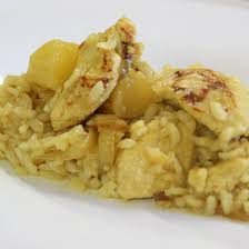 Risotto Poulet Ananas Et Curry Rezept