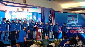 Ketua umum partai demokrat agus harimurti yudhoyono (ahy) menegaskan bahwa kongres luar biasa (klb) yang digelar di deli serdang, sumatra utara, adalah ilegal. Rpijup8fxcrmim
