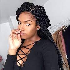 Braided Hairstyles For Black Women Big Box Braids 17 Images About Braids Beyond On Pinter Big Box Braids Hairstyles Hair Styles Braids Hairstyles Pictures