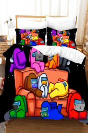 Choose from many types like comforter, comforter set, bedding set & more. Game Among Us 2 3pcs Bedding Set Suit Kid Quilt Cover Cartoon Game 3d Printed Bed Child Spead Bedroom Bed Comforter Sets Bed Cover Sets King Size Bedding Sets