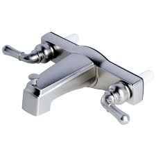 Shower faucets, showerheads, and bath enclosures make a shower kit. Two Handle Non Metallic 8 Tub Shower Diverter Faucet For Manufactured Modular And Mobile Home Bathroom On Sale Overstock 17982029
