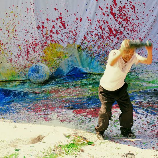 Work by Shozo Shimamoto