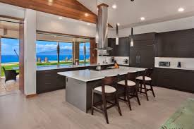 Mid century 70s inspired kitchen, natural tones with 3x3 white square set tile and gray spotools interior design publishing. 20 Flawless Interior Designs That Showcase The Use Of Tiles In Any Room
