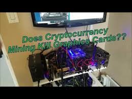The mining process keeps your gpus under constant stress at full loads at all times, with the fans typically spinning at the highest rpm. Does Cryptocurrency Mining Kill Graphics Cards Youtube