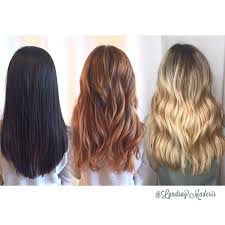 You will definitely turn some if you like bright hair dyes, you can enjoy this mix of dark blonde hair color with hints of honey. Transition From Black Hair To Blonde Using Schwarzkopf Blondme Olaplex Dark To Light Hair Blonde Hair Color Dark Blonde Hair