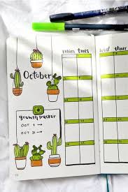 You don't necessarily need a journal with dot grid journal pages, you could use a lined, squared or blank journal, but a notebook with bullets is the most popular version. 25 Best Cactus Succulent Themed Bullet Journal Ideas Crazy Laura