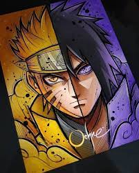 Pin By Maria Yasmim On Naruto Naruto Painting Naruto And Sasuke Wallpaper Naruto Uzumaki Art