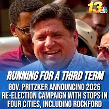 HAPPENING TODAY: Illinois Gov. JB Pritzker is announcing his campaign for a  third term with stops in four cities across the state, including an event  this afternoon in Rockford. READ MORE:  https://www.wrex.com/news/illinois-news/pritzker-announces ...