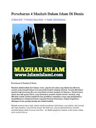 Mazhab hanafi mazhab ini didirikan oleh abu hanifah nu'man bin tsabit. Majhab
