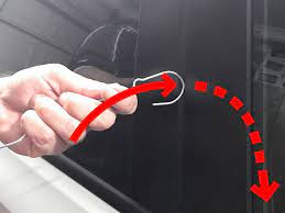 Use a wire coat hanger or other long, skinny object that will fit in the gap created. 10 Methods That Can Help You Open The Car If You Locked Your Keys Inside