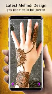 Mehndi gallery of this photo with a simple design for those who are looking for mehndi design or for those of you who did not have time to come to ornamental ornamental salon mehndi is often used for various events such as graduation safety wedding engagement birthday party fashion office and. Mehndi Design Offline New Bridal Mehndi App For Android Apk Download