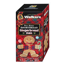 Walkers shortbread gingerbread man tin, 48 mini gingerbread men cookies, 10.6 ounce Walkers Shortbread Ltd Gingerbread Men 125g Top Food Feinkost