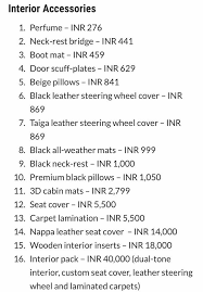 Here is the detailed list. Mandona Hyundai Hyundai Venue Accessories Price List Facebook