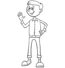 On this preschool reading and coloring page, kids connect dots by following the letters a to z to reveal the vehicle! Teenagers Boy Coloring Pages Vector Images Over 260
