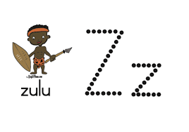 Zulu is a southern bantu language spoken mainly in south africa by about 27.7 million. Alphabet Printable Z For Zulu Free Kraftimama