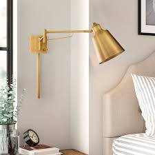 Three Posts Lingle 1 Light Plug In Swing Arm Reviews Wayfair
