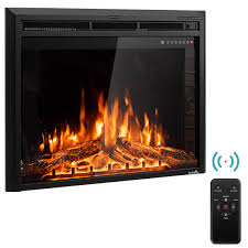 You have to travel to a specialty store to find engineered fireplaces that don't just aim to. Goflame 36 750w 1500w Fireplace Heater Electric Embedded Insert Timer Flame Remote Walmart Canada