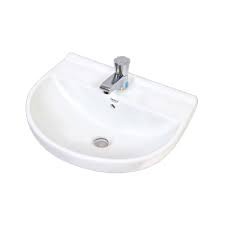 The bowl of the ikea odensvik bathroom sink has a depth of 4.375 (11.1 cm). Ceramic Lila Wash Basin Size 45 X 32 Cm Weight 8 Kg Id 6213976530