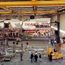 Kennedy international airport on a scheduled international passenger flight to rome, with a stopover in paris.: Wreckage Of T W A Flight 800 To Be Destroyed Years After Explosion The New York Times