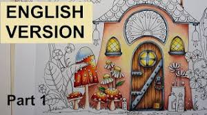 World of flowers by johanna basfordcolored pencils: Fairy House Part 1 World Of Flowers Johanna Basford Youtube