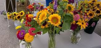 Creating unique selections for small and large. Grab N Go Bouquets Adrian Mi Day Farm Fresh Flowers