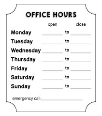 If you don't have a program like this, you can download the free template for this welcome sign or purchase the full. 10 Best Free Printable Business Hours Sign Template Printablee Com