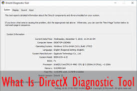 1 press the win + r keys to open run, type dxdiag into run, and click/tap on ok to open the directx diagnostic tool. What Is Directx Diagnostic Tool And How To Access It Windows 10