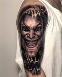 Drawing smiling joker tattoo design on paper joker face 2019. 25 Best Joker Tattoo Design Ideas Saved Tattoo
