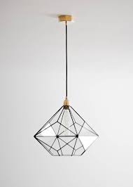 Triakis Octahedron Big Geometric Chandelier Warm Vintage Bulb Lamp Glass Geometric Lighting Retro Style Lamp Modern Pendant Light In 2021 Geometric Chandelier Geometric Lighting Vintage Bulbs Lamp