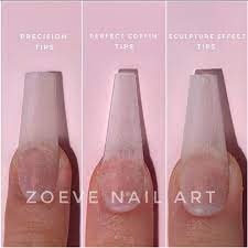 Zoeve Zoevenailart Posted On Instagram The Perfect Nail Tip For Each Shape Our Precision Tips Are Tapered Square And Have Perfect Nails Nail Tips Nails