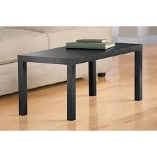 Mainstays Parsons Coffee Table Black Oak Walmart Com Coffee Table Sleek Coffee Table Black Coffee Tables