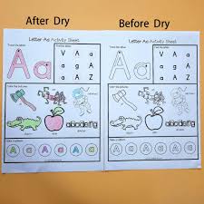 Each page features one letter with six different activities! Alphabet Worksheets 26 Letters From A To Z Practice Paper Preschool English Homework Workbook Kids Games Education Toys Children Aliexpress