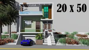 Car park slots have an important role in deciding the external beauty of the house. 20x50 3d House Design 20 By 50 Basement Plan 20 By 50 Car Parking House Design Youtube