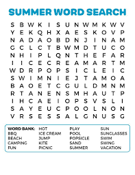 Halloween word search puzzles are a great activity for children and adults to celebrate. Summer Word Search Puzzles Dibujo Para Imprimir Summer Word Search Puzzles Dibujo Para Imprimir Dibujo Para Imprimir