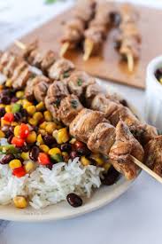 Turn the kabobs every few minutes as they cook to help them cook evenly on all sides. Grilled Chicken Kabobs Num S The Word