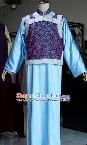 Chinese Ancient Drama Royal Highness Blue Costumes Traditional ...