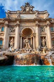 Италия для меня из италии с любовью. Fontan Trevi Rim Italiya Vorotila Illyustraciya Zdanij Italiya Otdyh Rim