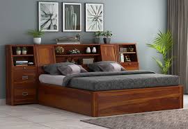 This beautiful amish platform bed features storage space and comes in a variety of wood types. Bedroom Design King Size Bed Novocom Top
