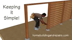 It's actually a super quick diy project and it will provide a big impact to your space! Six Foot Tall Wood Privacy Fence Using Horizontal Tongue And Groove Fencing Youtube